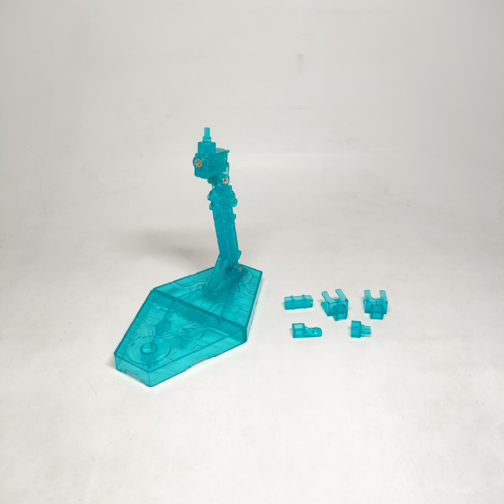 Bandai Action Base 2 Clear Blue / Model Kit 2nd Sudah Rakit AB049