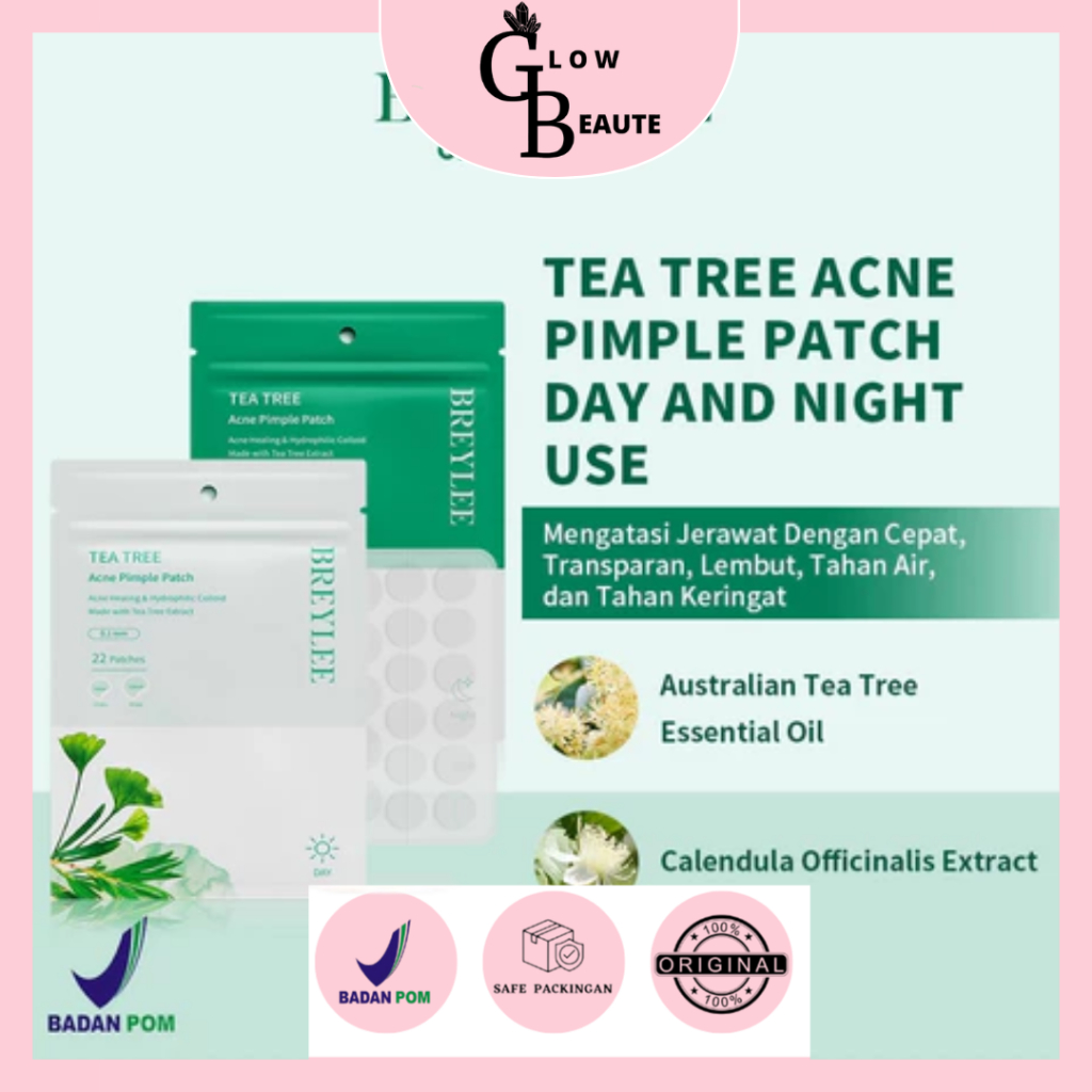 BREYLEE ACNE PIMPLE PATCH Day | Night Paket Sticker Jerawat 0.1mm | 0.3mm 22PCS