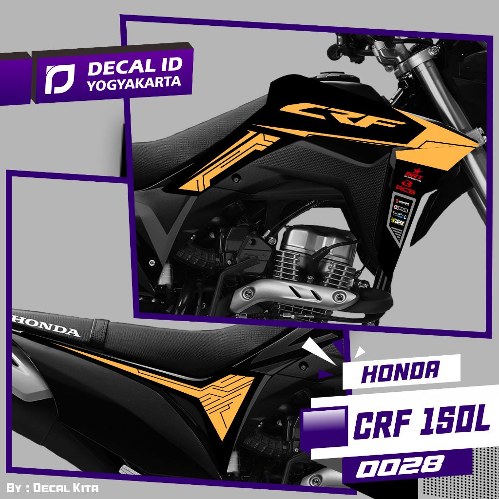 Sticker striping CRF 150 L 028 A-H