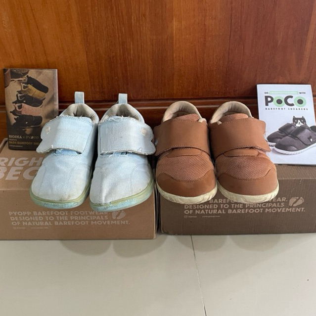 PYOPP PRELOVED Poro Badii Tapak Barefoot Shoes sandal sepatu pyopp second
