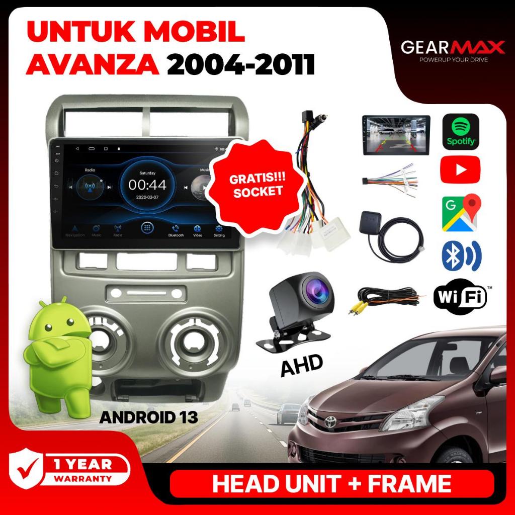 Gearmax Head Unit Android 9inch 4+32/64G Include Frame Avanza 2004-2011