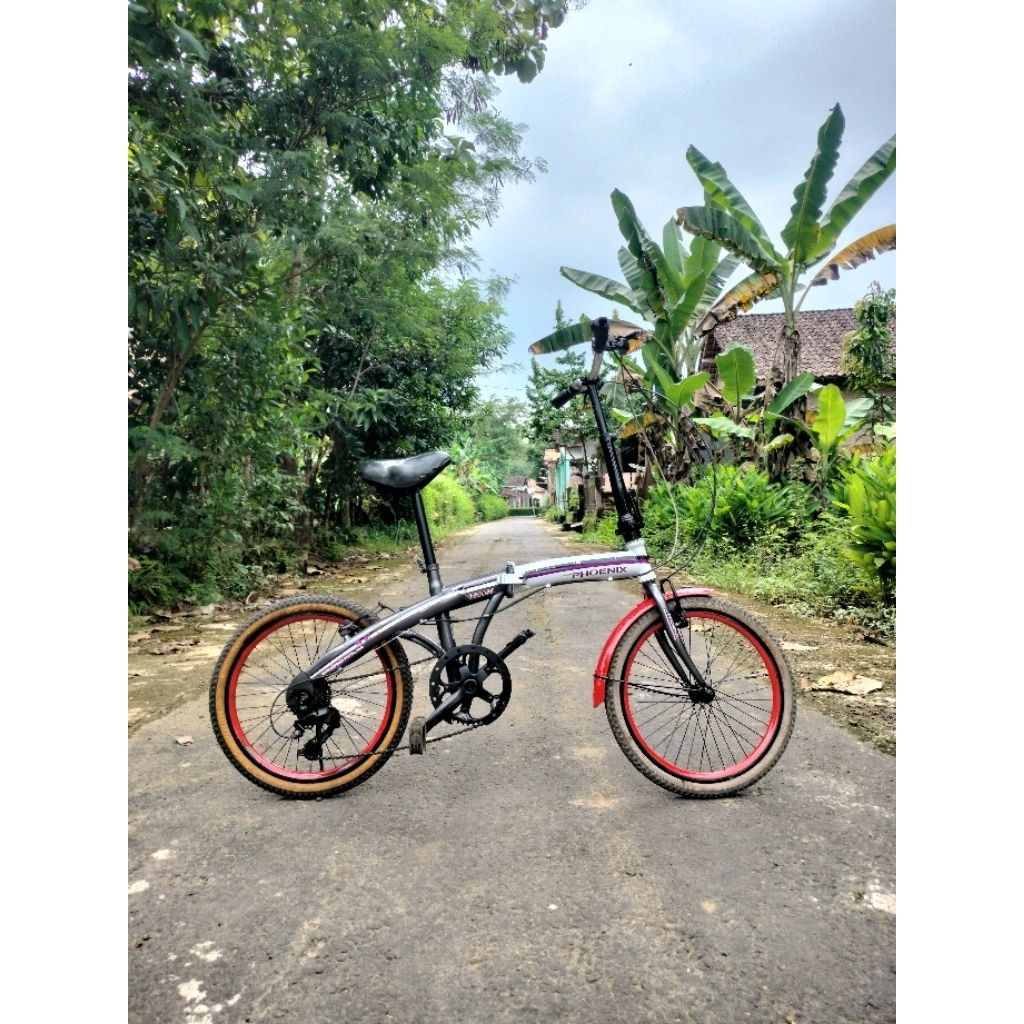 Sepeda Lipat second original New Phoenix 20 Inci – Sporty, Ringan & Siap Gowes