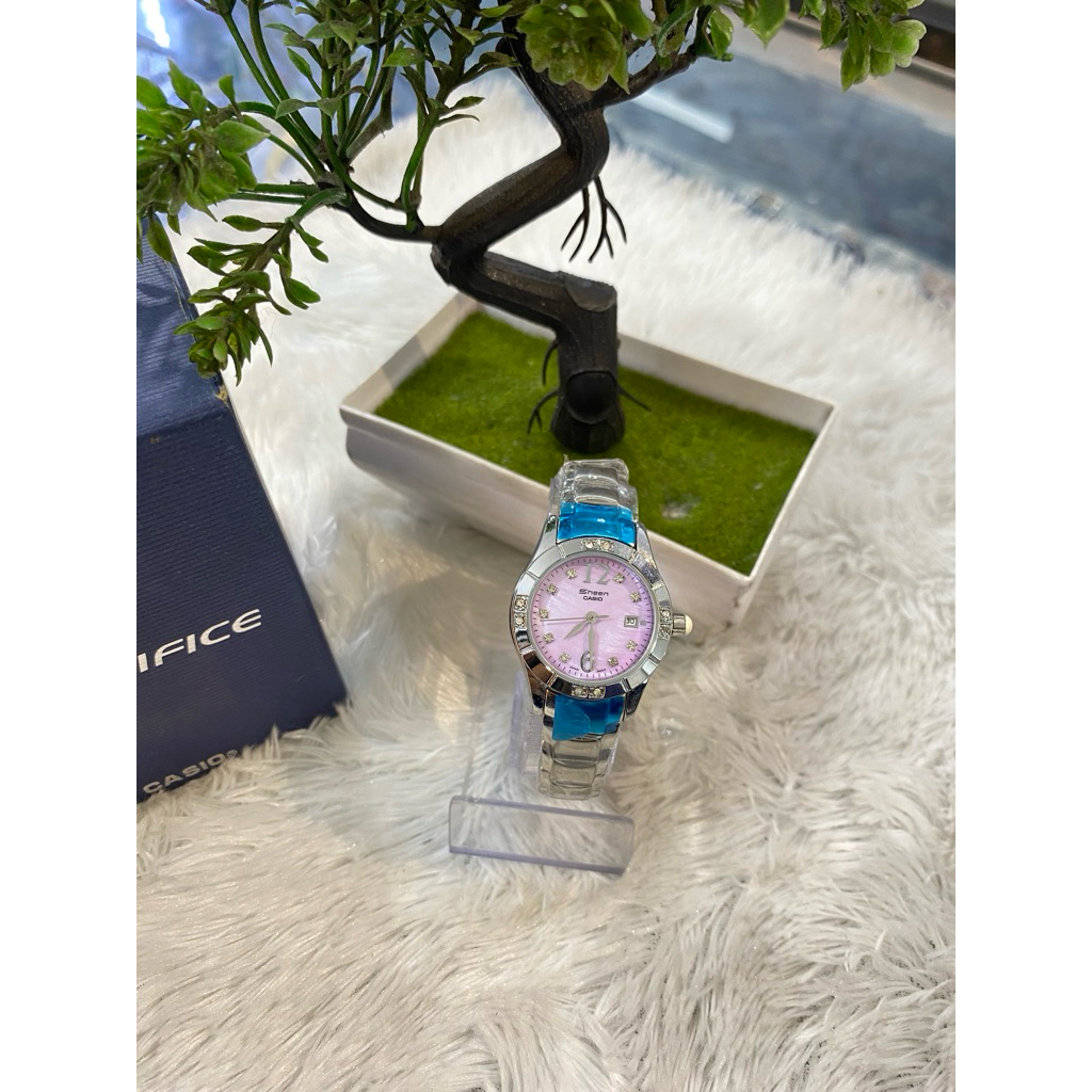 Jam tangan cewek CASIO SHIO SHEEN ORIGINAL GARANSI RESMI