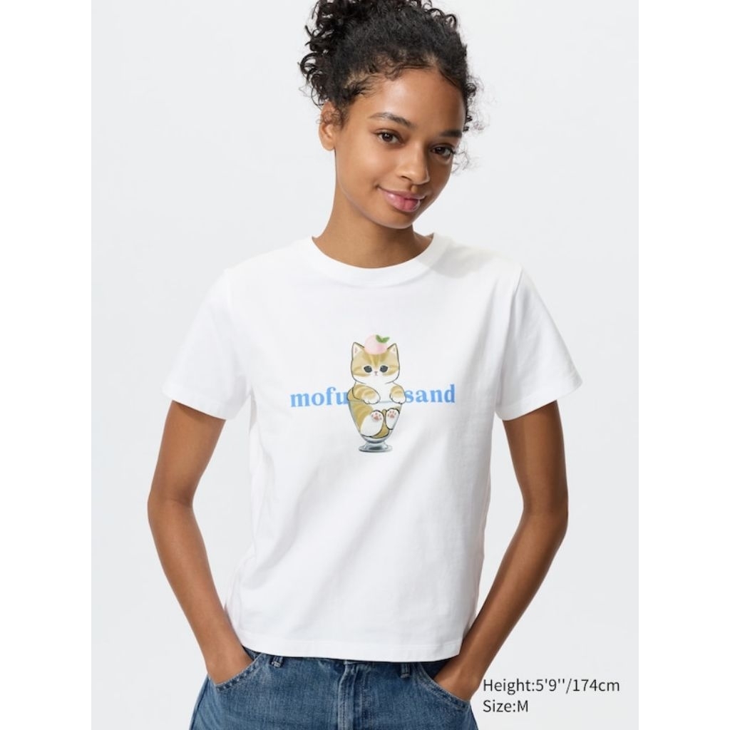 UNIQLO Kaos UT Mofusand  Lengan Pendek Short Sleeve Tshirt ORIGINAL