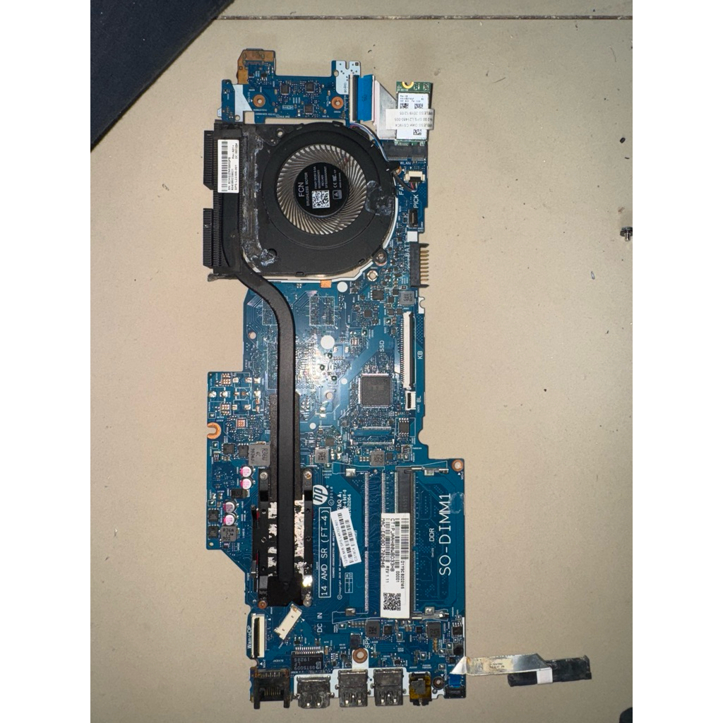 mainbord HP 14s-dk Amd A4-9125 mainbord normal