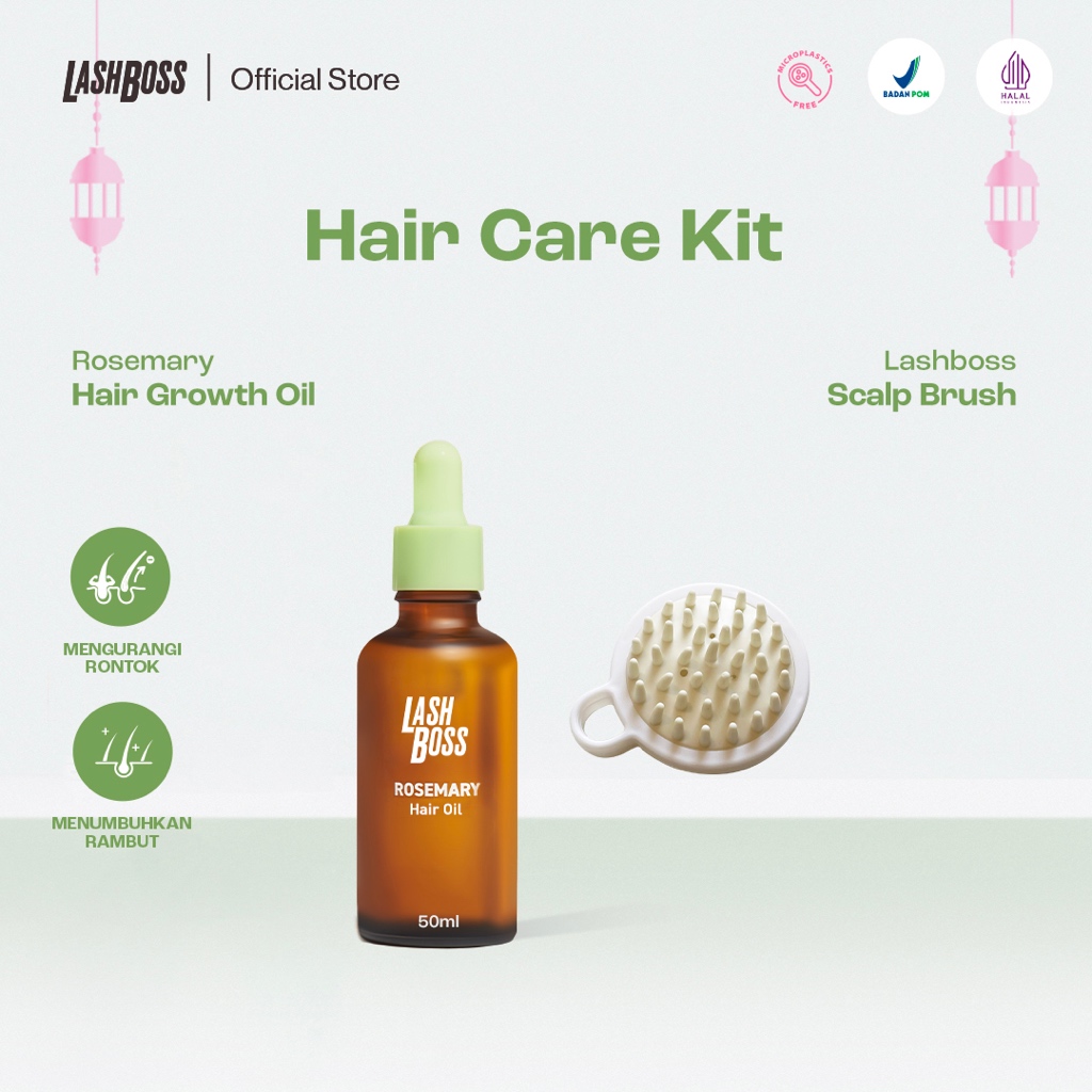 [Special] Rosemary Hair Growth Oil + Free Scalp Brush