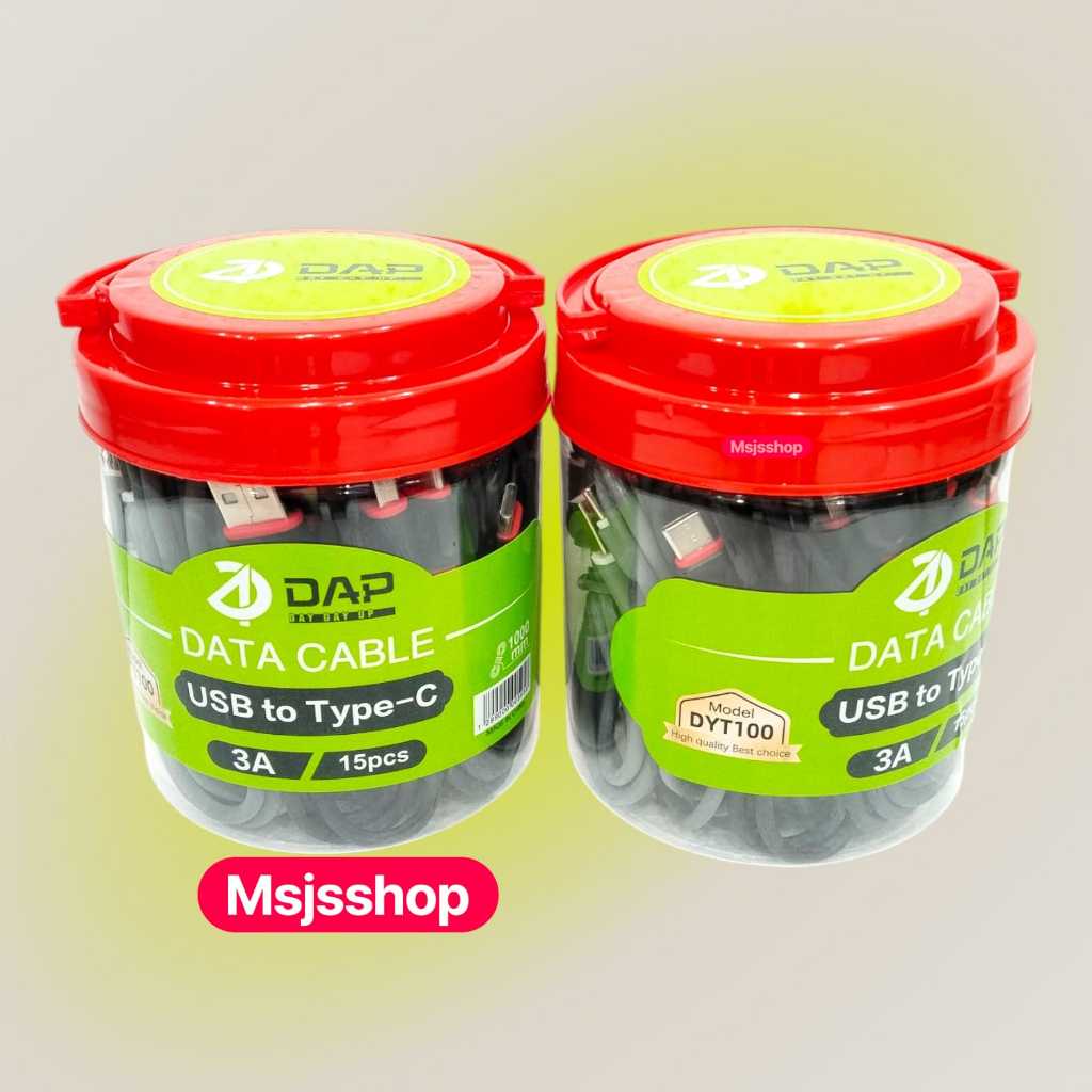 KABEL DATA DAP DYT100 TYPE C KABEL CHARGER DAP DYT100 TYPE C PERPCS