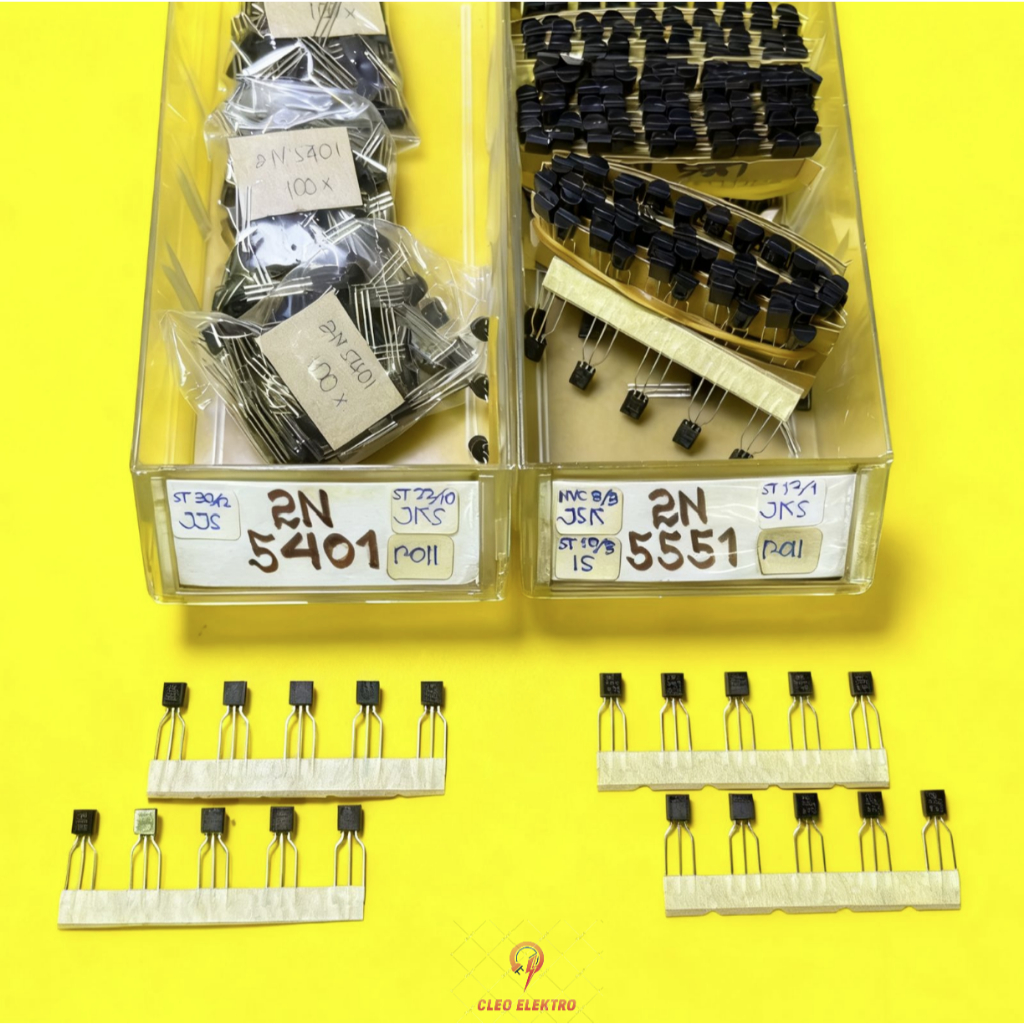IC TRANSISTOR 2N5401 / 2N5551 ASLI ORIGINAL TR 2N 5401 5551 B331