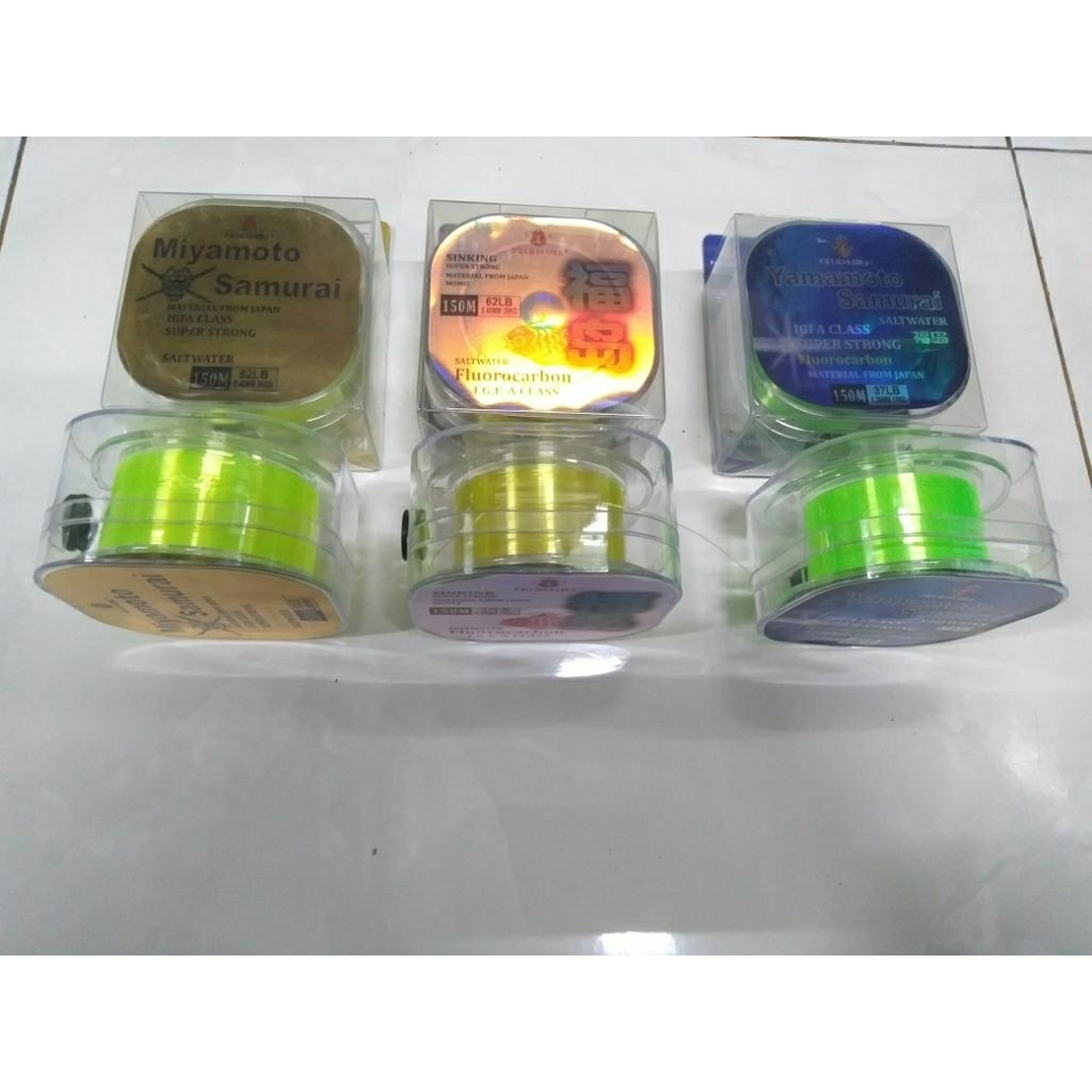 SENAR PANCING FUKUSHIMA MIYAMOTO SAMURAI / YAMAMOTO / MOMO SINKING FLUOROCARBON 150M
