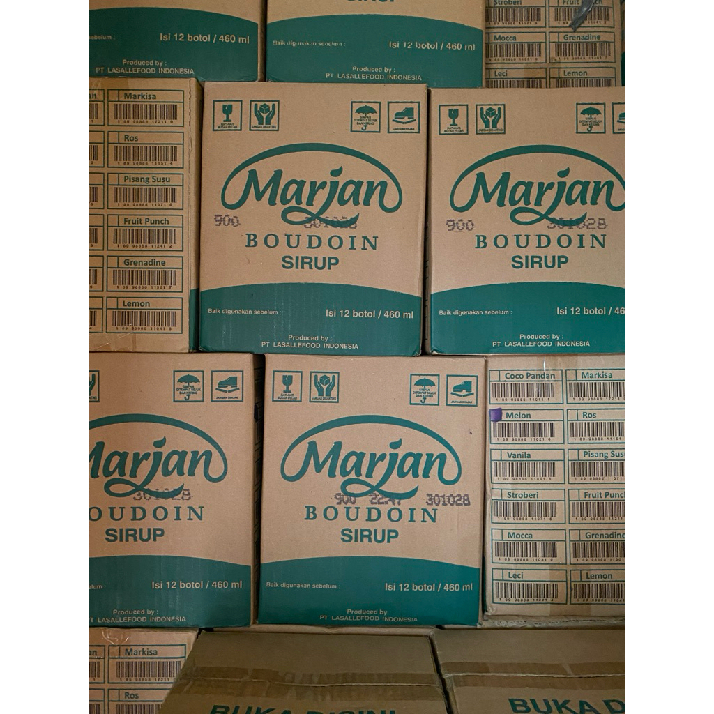 Sirup Marjan Boudin Cocopandan / Melon 1 Dus