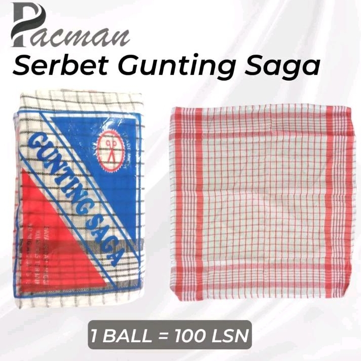 1lusin Serbet Kain Lap Merk Gunting SPL 1001