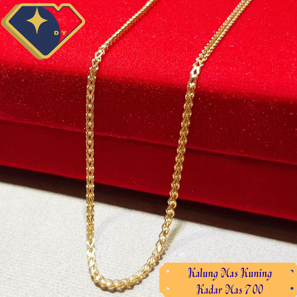 Kalung Rantai Emas Kuning Kadar Emas 700