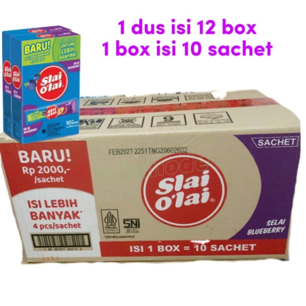 1 DUS ROMA SLAI OLAI SACHET ISI 12 BOX
