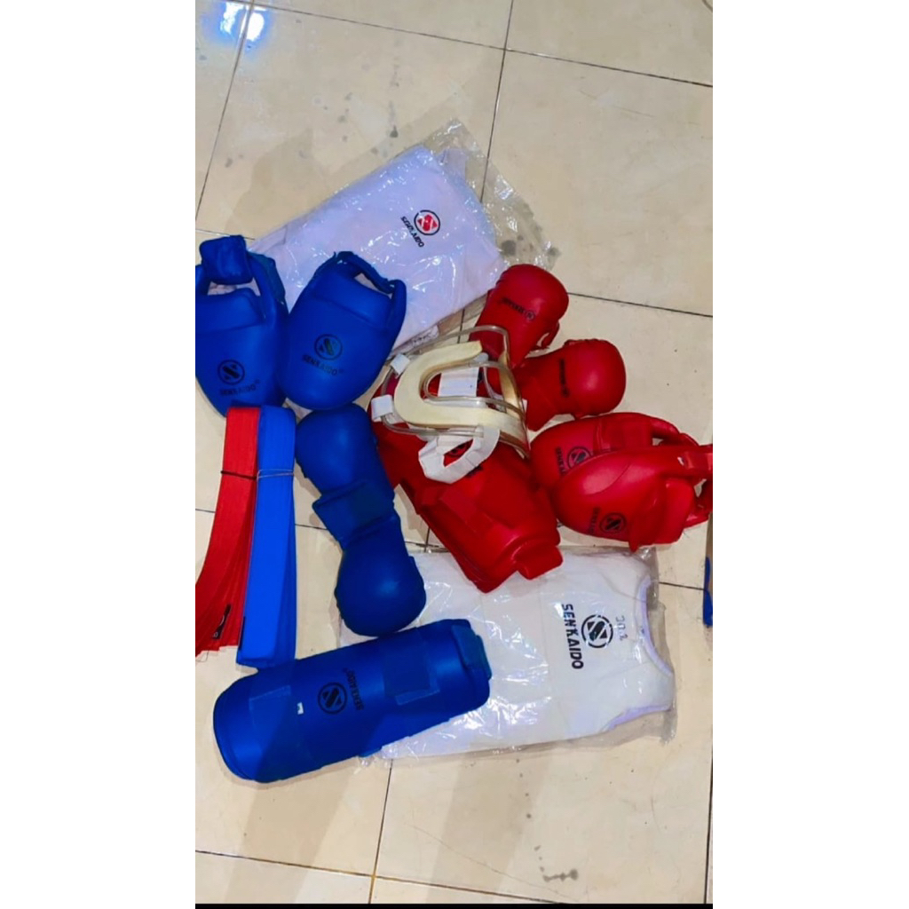 alat kumite senkaido + baju kata senkaido