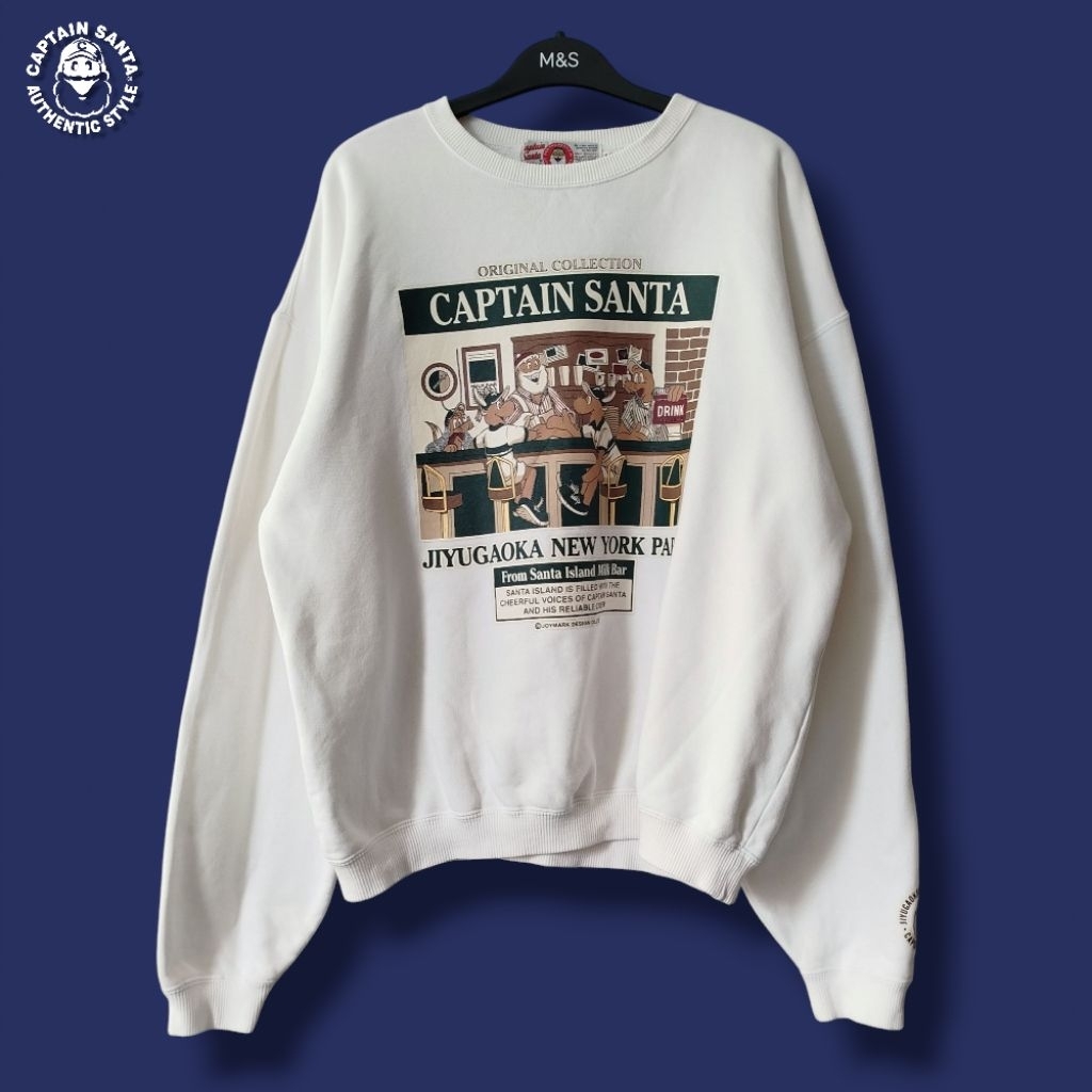 CAPTAIN SANTA Oversize Crewneck Sweatshirt Original