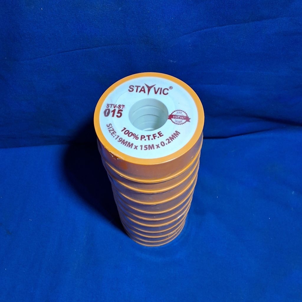Seal Tape 3/4 15 Meter Stayvic seal tape pipa perekat tipis ulir pipa air gas anti bocor sambungan i