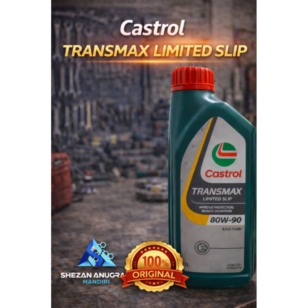 Castrol Transmax Limited Slip 80W-90 Oli Gardan Mobil 1L