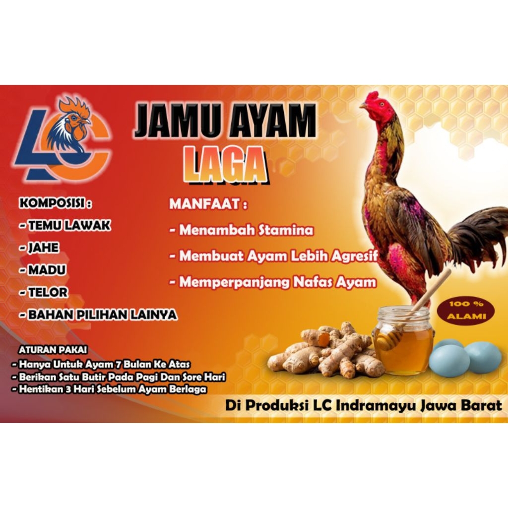 Jamu Ayam Laga Ayam Jago