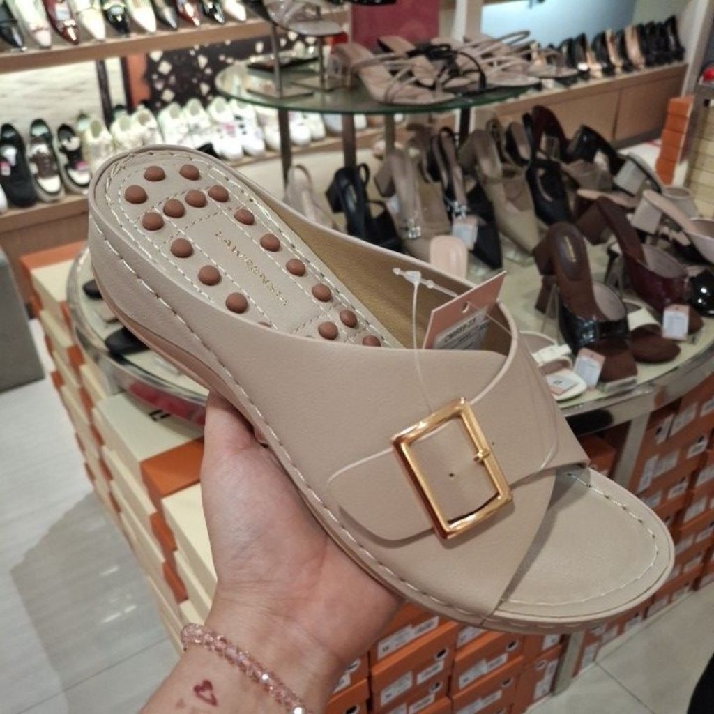 Lawrensia Sandal wedges wanita Ringan dan empuk 36 sd 40