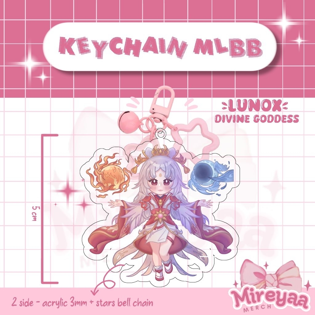 Keychain lunox legend mlbb | gantungan kunci | ganci mlbb
