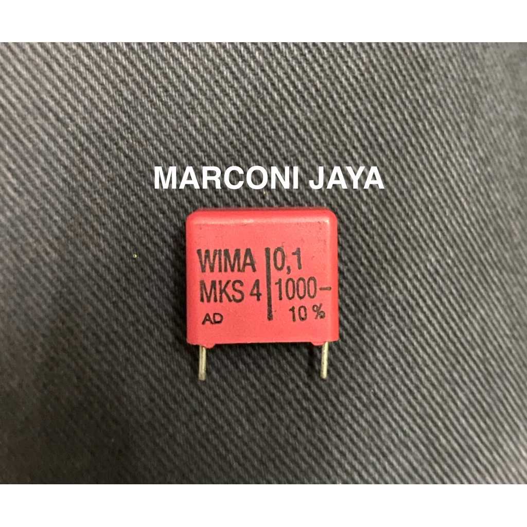 Capasitor WIMA 0,1uf 1000Volt Merah