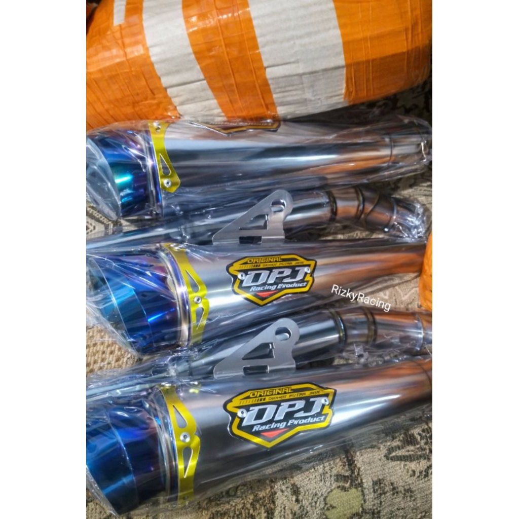 Knalpot Racing DPJ - Cocok untuk motor bebek tipe Supra,vega,Revo,Win