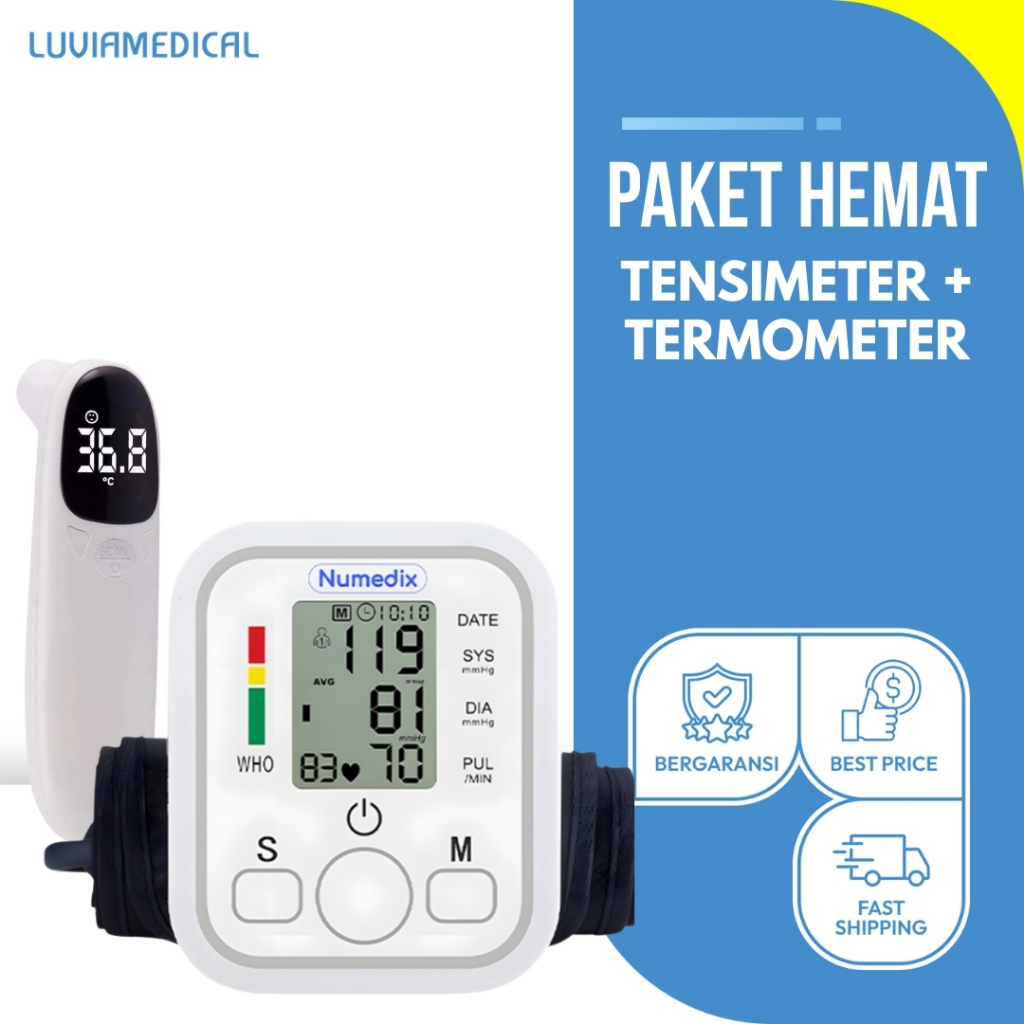 Paket Hemat 2 In 1 Termometer Digital / Termometer Digital untuk Bayi / Termometer Suhu Badan / Peng