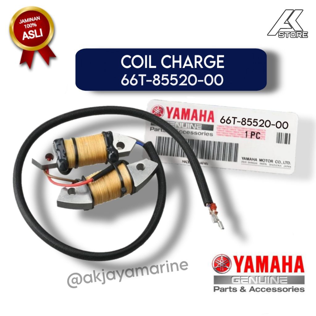 COIL CHARGE 66T-85520-00 | Spul mesin tempel Yamaha 40PK Kapsul