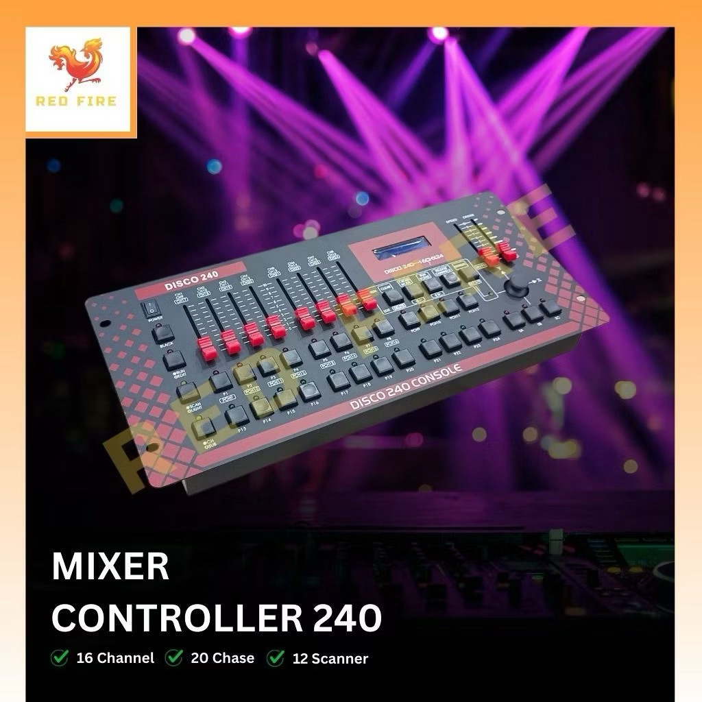 MIXER LIGHTING DISCO DMX240