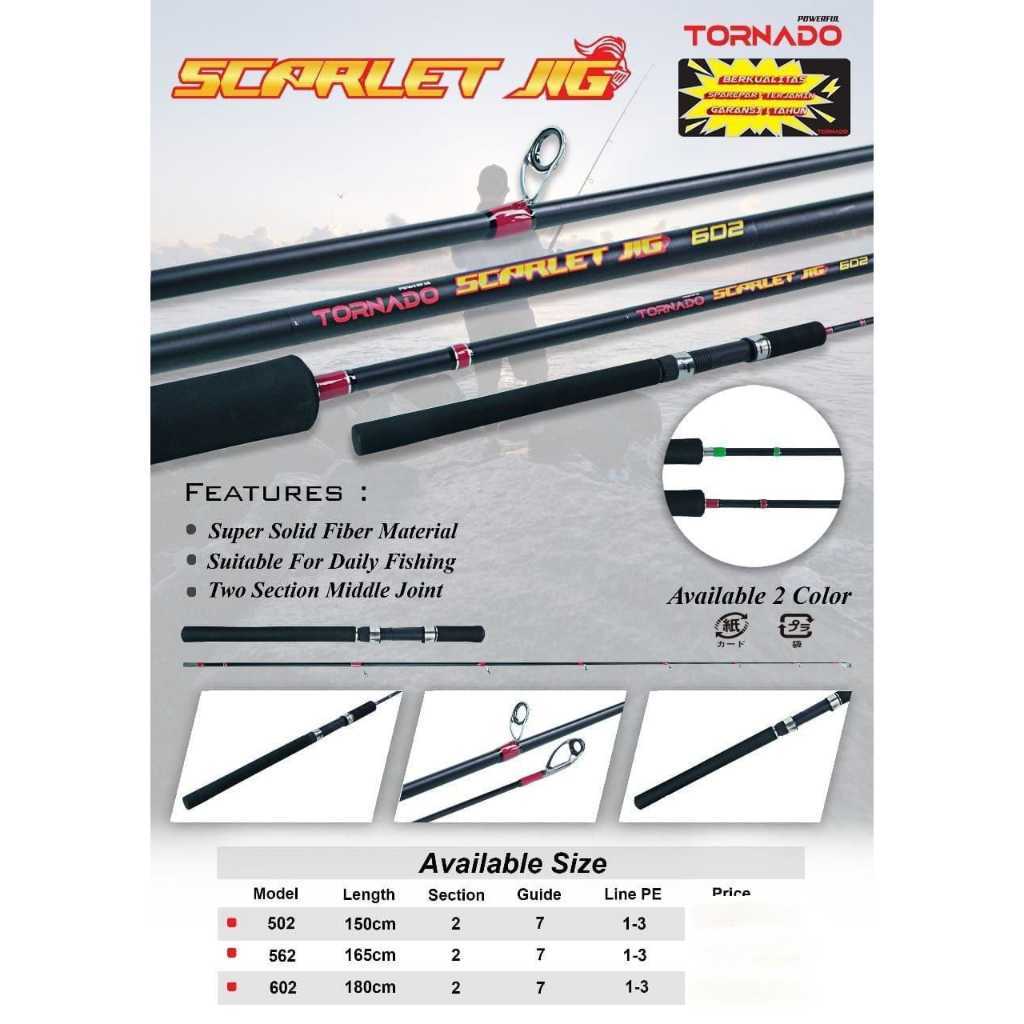 JORAN JIGGING TORNADO SCARLET JIG 502 / 150CM (PE 1-3)