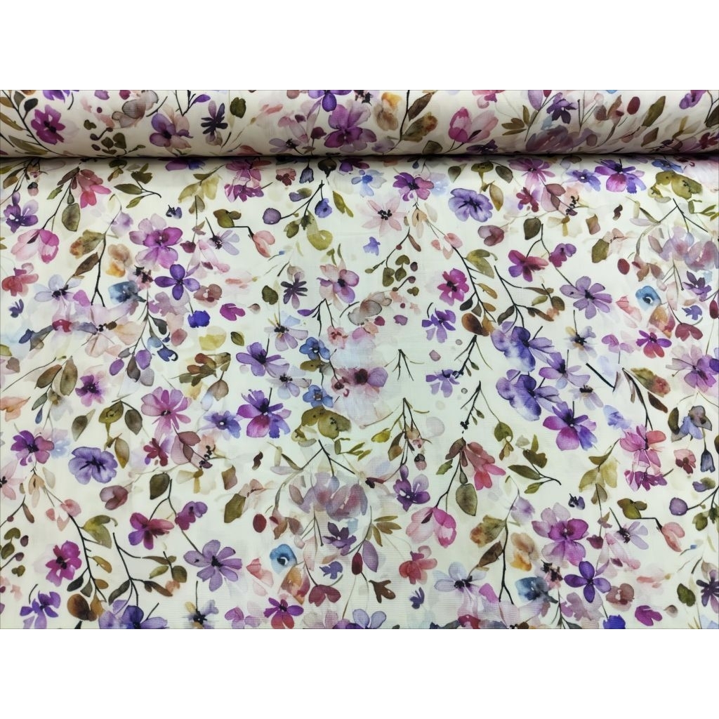 Bahan Kain Katun Rayon Viscose Garment Import Motip Bunga