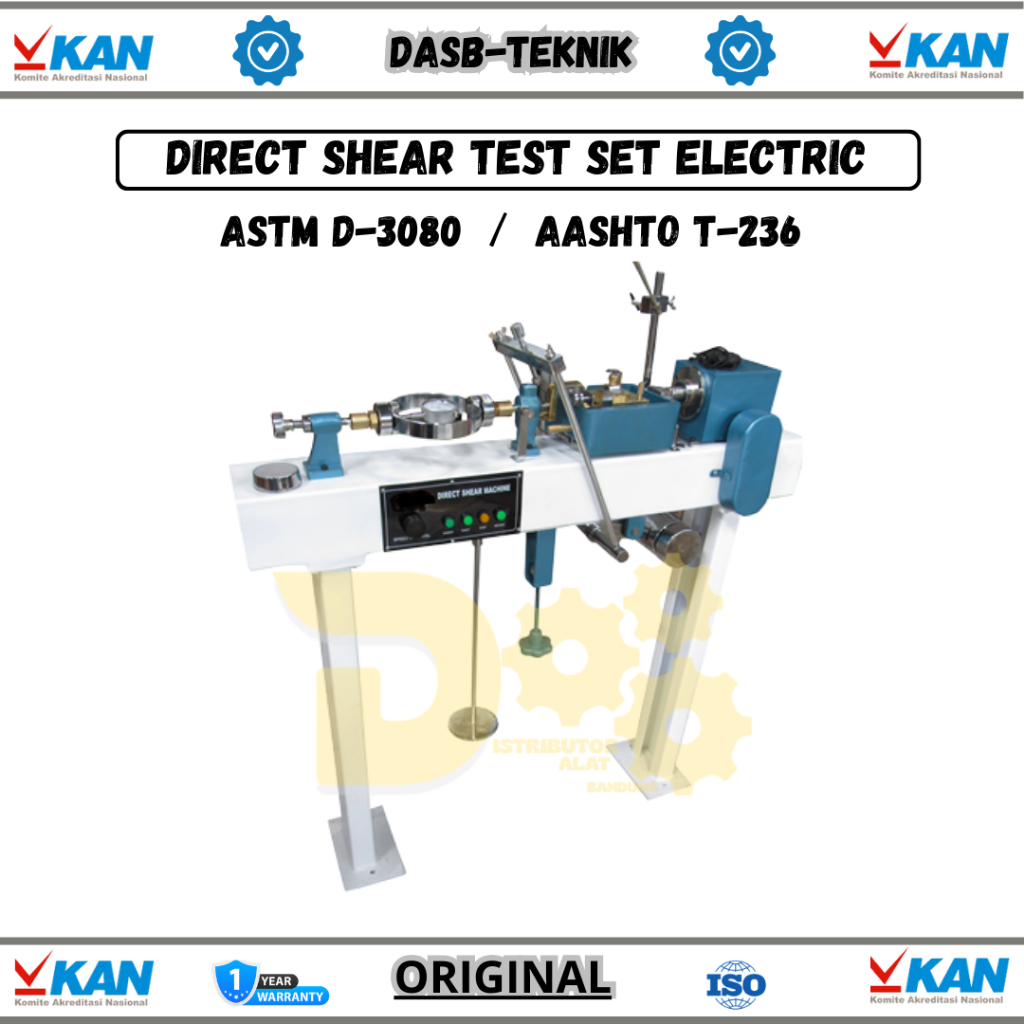 Alat Uji Geser Langsung Tanah Elektrik  -  Jual Electric Direct Shear Test Set - Alat Laboratorium T