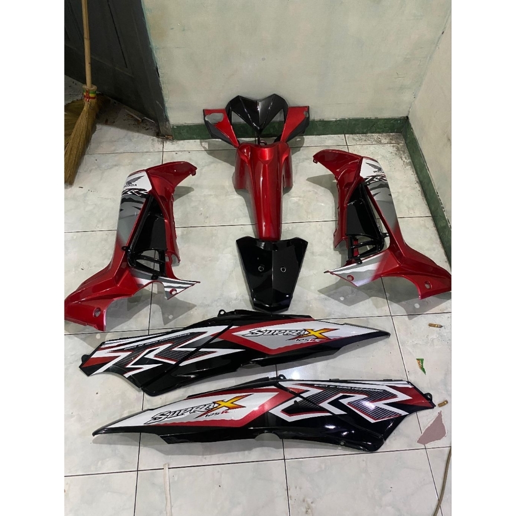 cover body full set body body supra batman X125,karbu supra X125 new batman