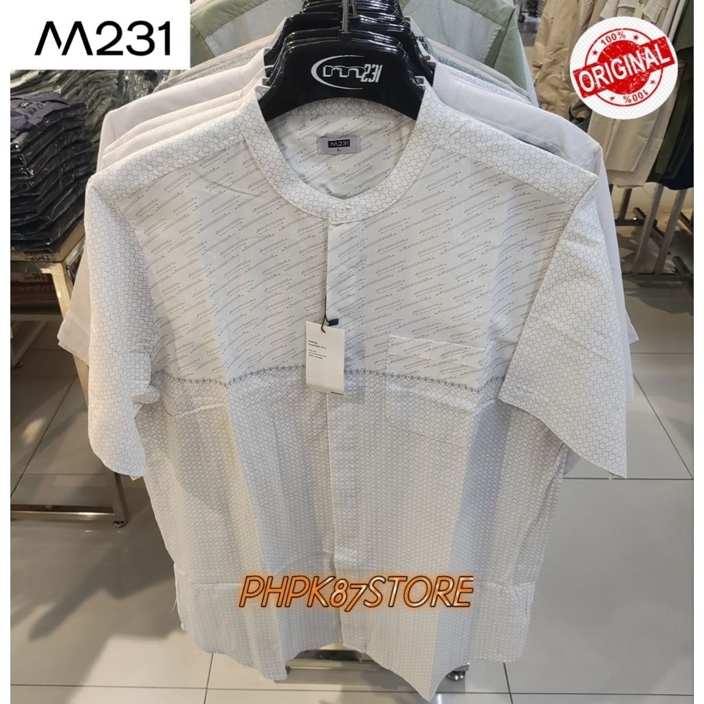 M231 KEMEJA PENDEK PRIA KOKO PRINTING ORIGINAL PREMIUM