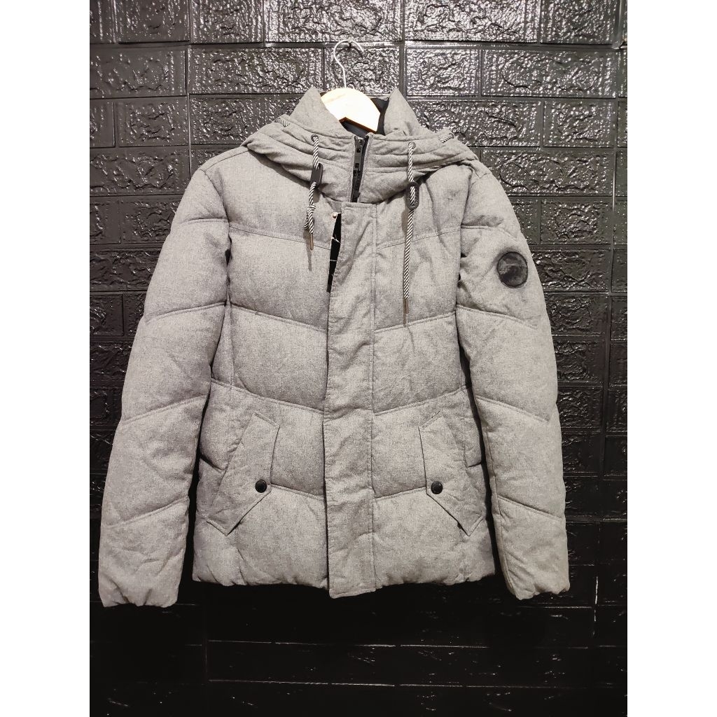 winter puffer jacket wool Hang Ten BNWT