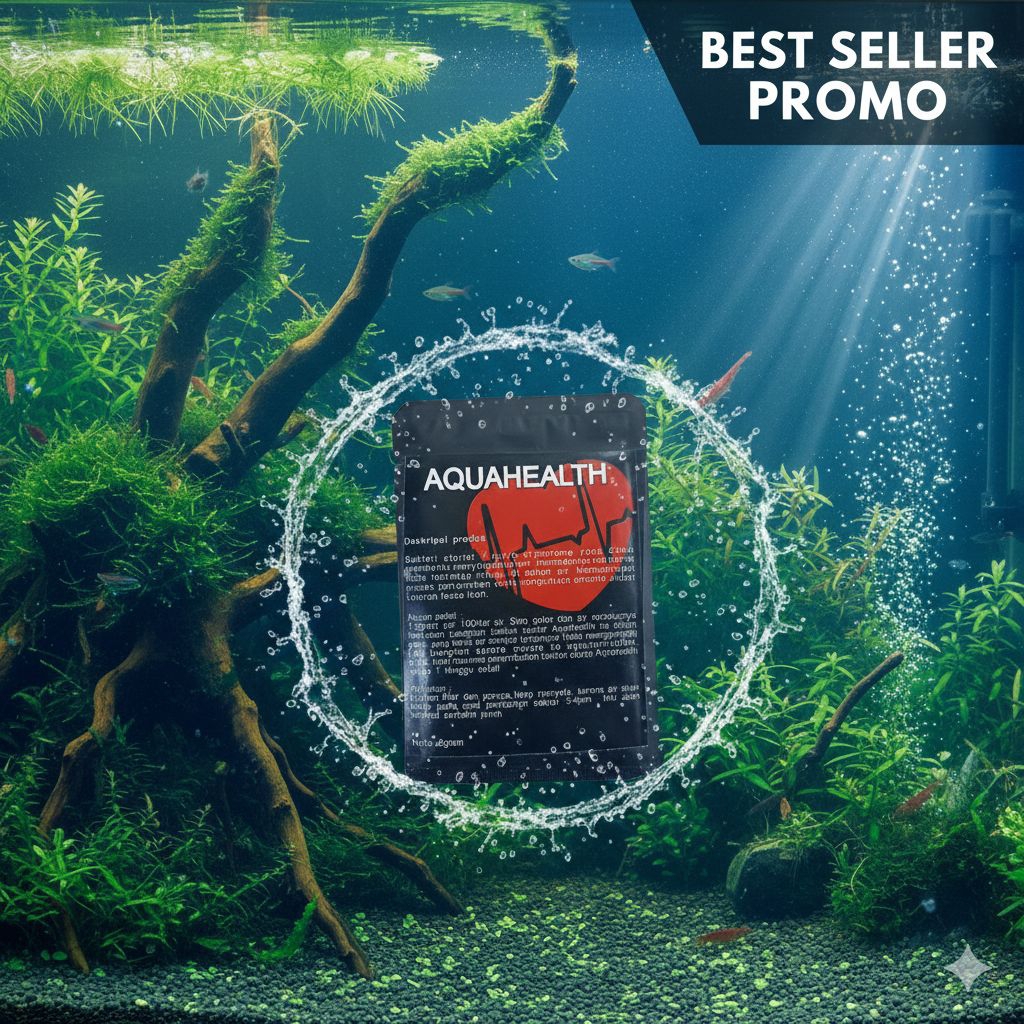 bakteri starter bubuk, bakteri starter aquahealth, 8 Gram - Membantu Menyeimbangkan Mikroorganisme, 