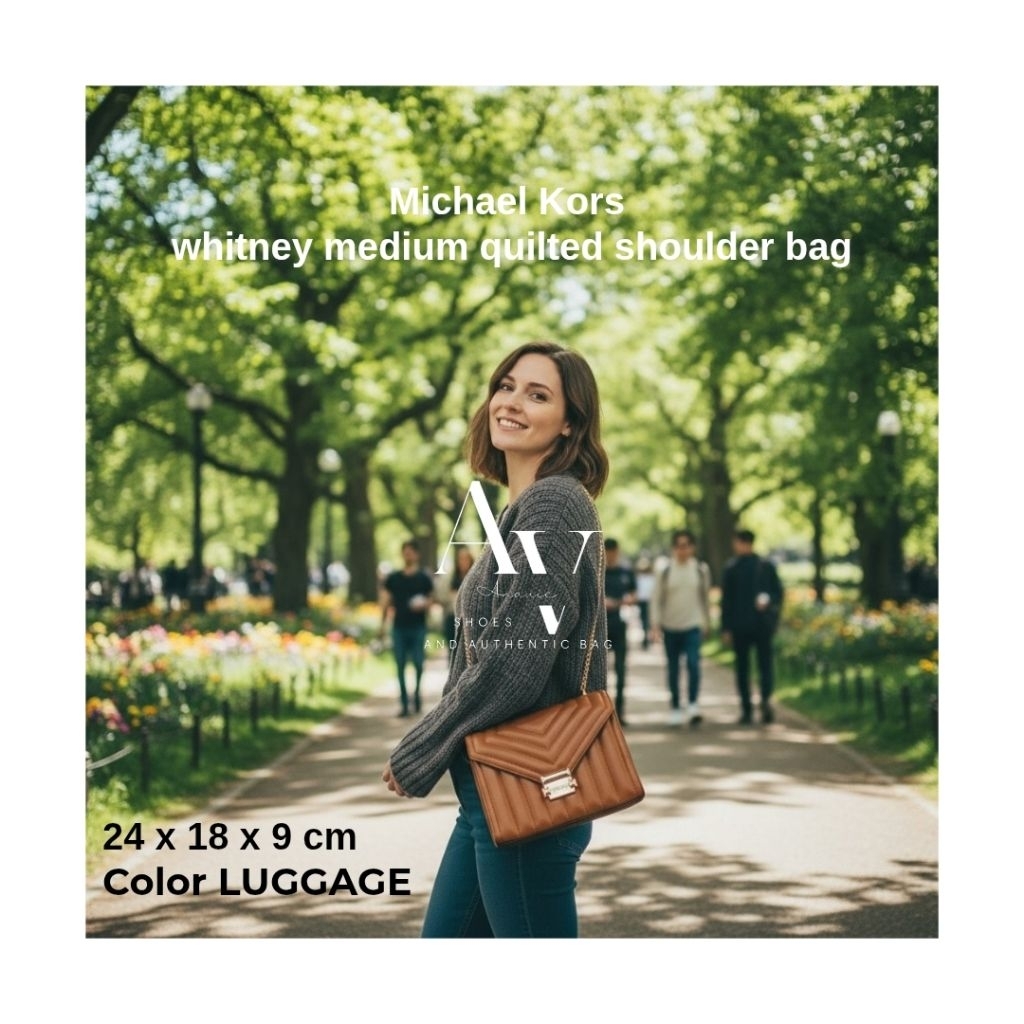 ANAVIE Whitney Medium Luggage Soft Leather MK
