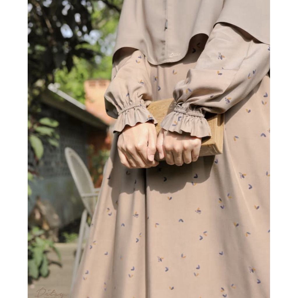 ditsy coffee xS | Ditsy vintage S | Nacita SET qasdina S