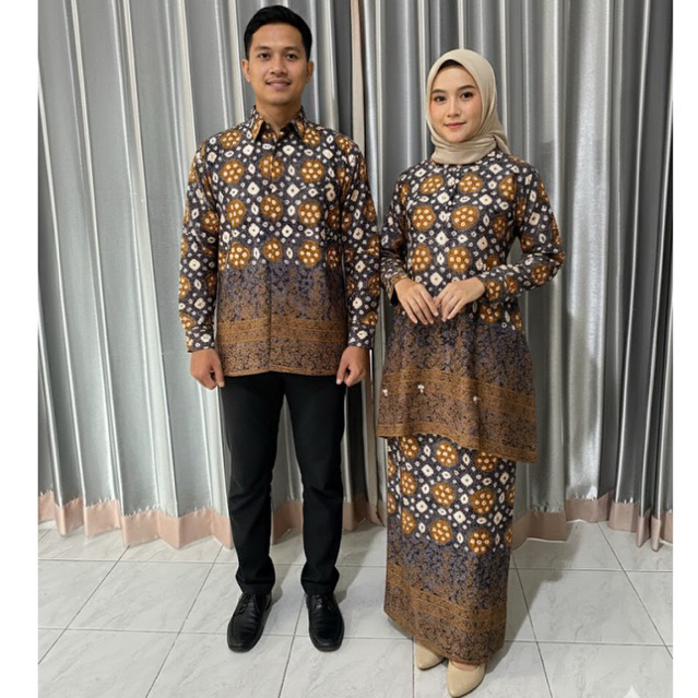 SETROK /GAMIS/TUNIK/ KEMEJA COUPLE SERAGAM JUMPUTAN PALEMBANG