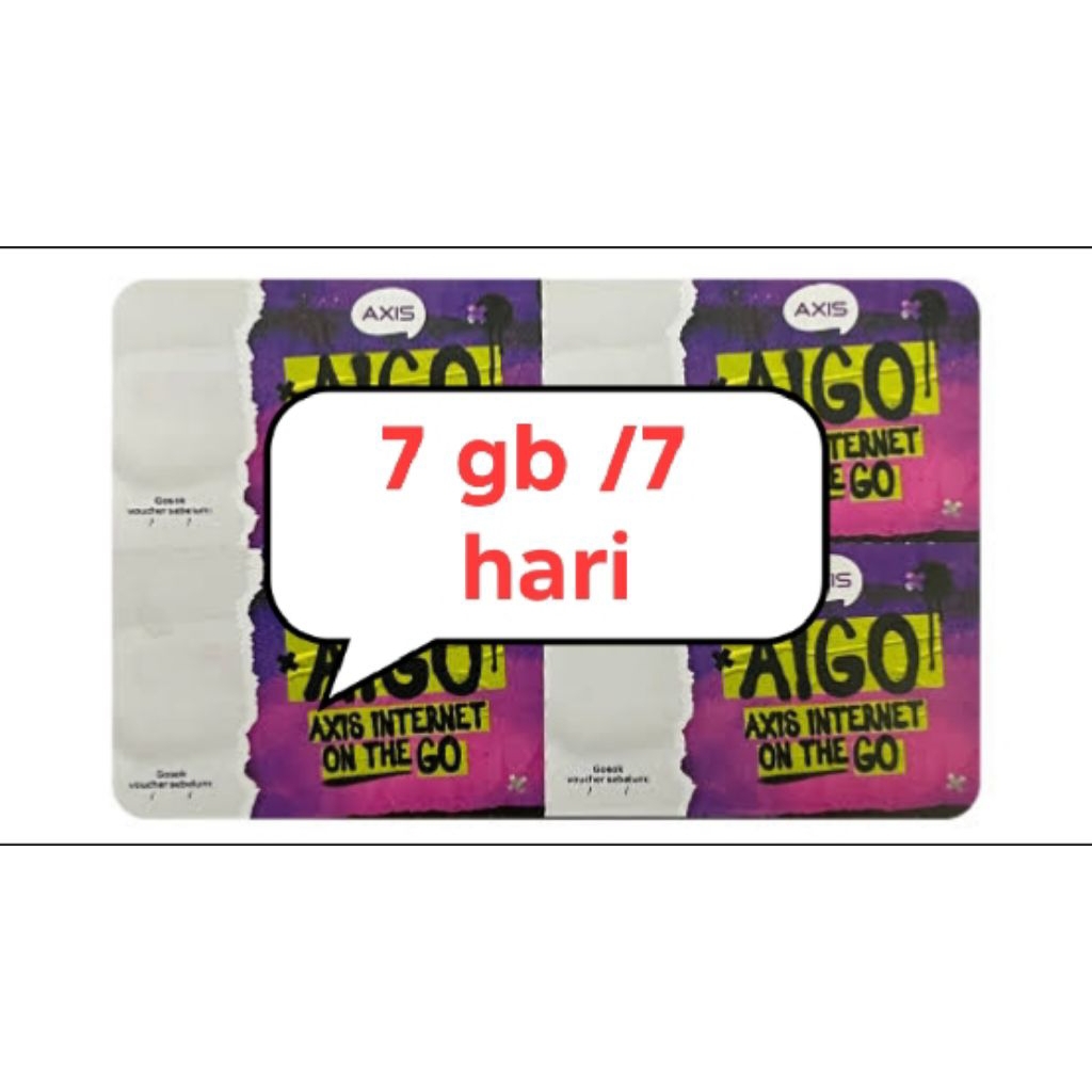 voucher axis 7 gb/7 hari