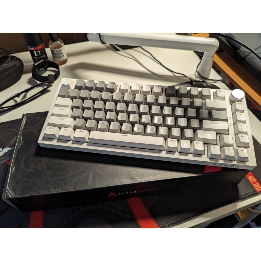 AJAZZ AK820 DUAL TONE 75% Hotswappable Keyboard With Gasket Mount