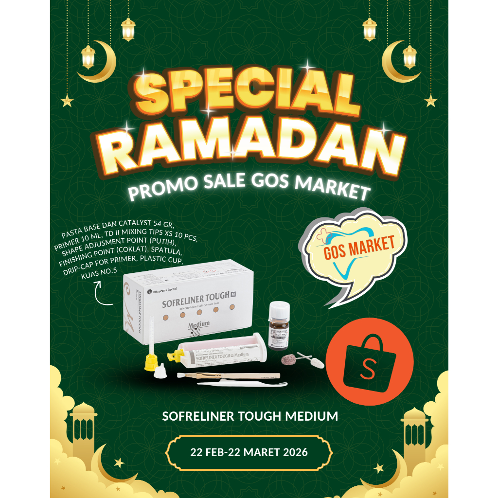 SOFRELINER TOUGH M – Produk Dental untuk Reline Gigi Palsu | Best Seller