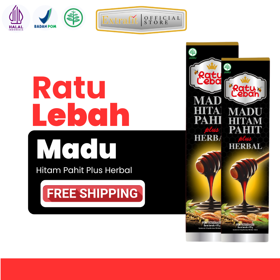 Madu Pahit Ratu Lebah 470gram Original Ratu Lebah Madu Pahit