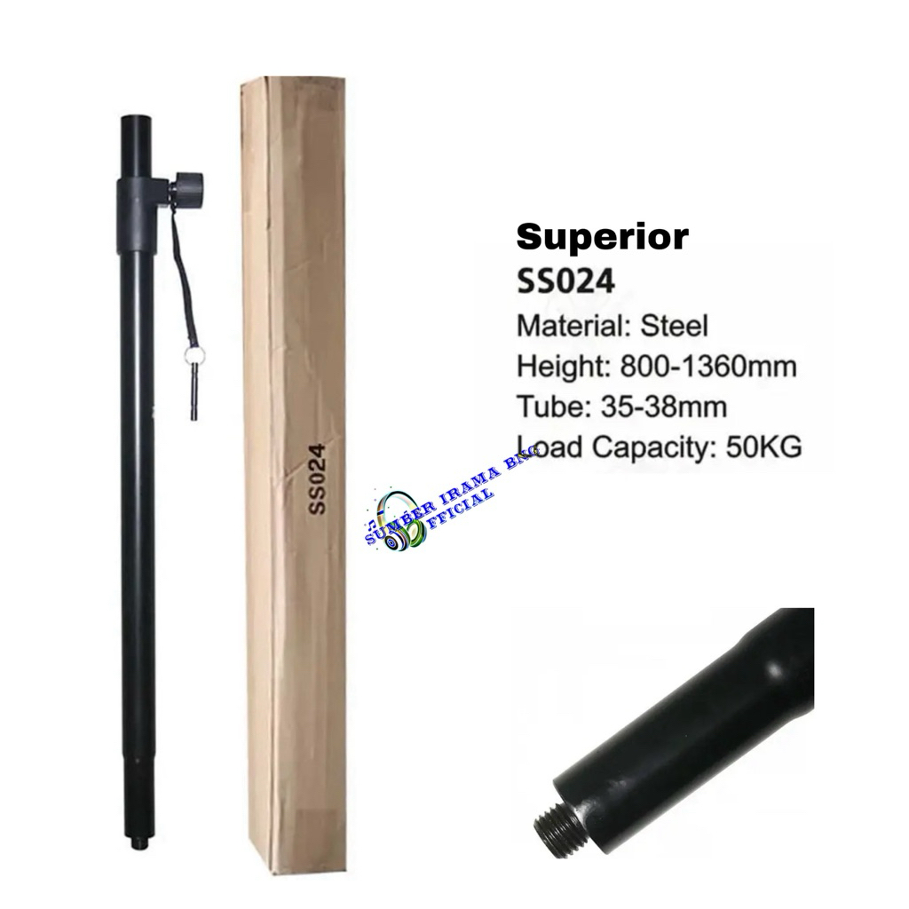 SUPERIOR SS024 SCREW THREAD SUBWOOFER TO SPEAKER STAND SPEAKER