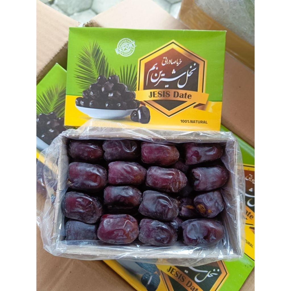 Kurma Bam Anggur Jesis Al Samira Fatimah Dates Premium Original Lembut Legit Manis