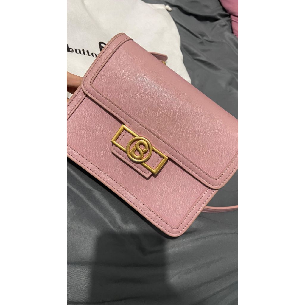 tas wanita buttonscraves warna pink