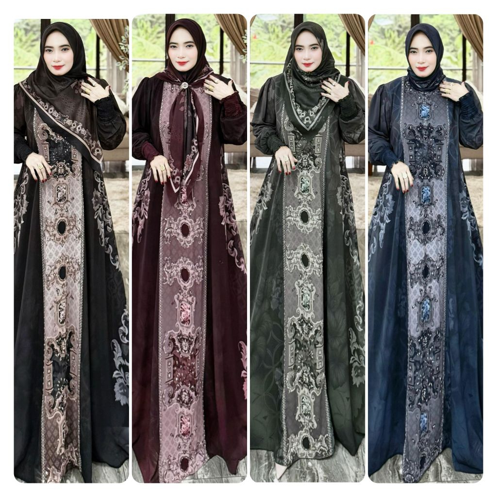 BISA COD (MUFIDAH SERIES   BY MARIANI FASHION ORI OREMIUM GAMIS MARIANI SYARI TERBARU GAMIS MARIANI 