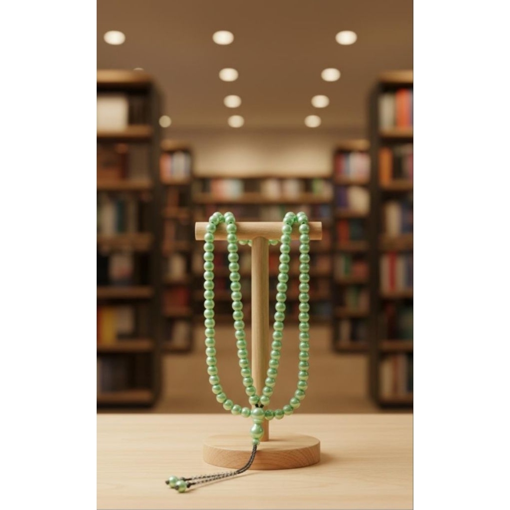 Tasbih 99 Butir Mutiara Sintesis Berkualitas Tinggi