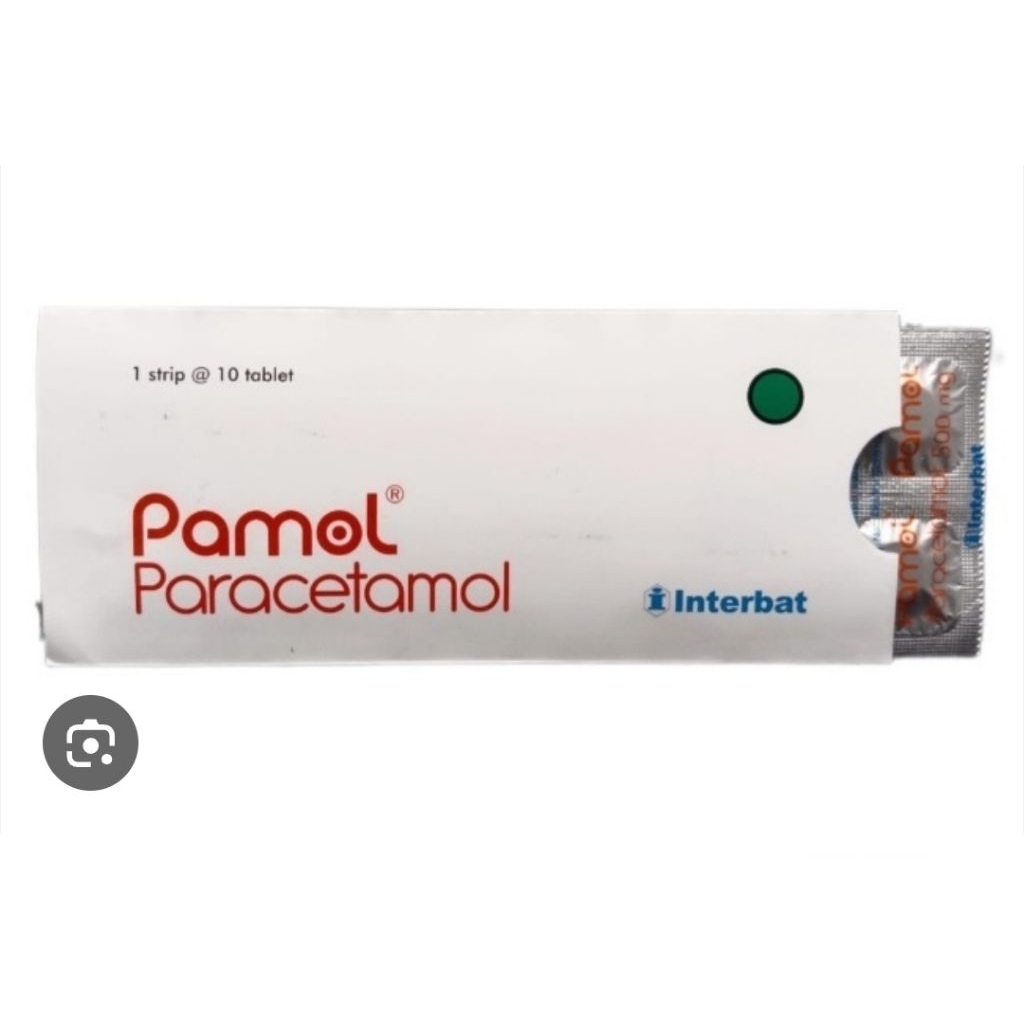 PAMOL 500mg Perstrip isi 10 tablet (by Apotek amalia )