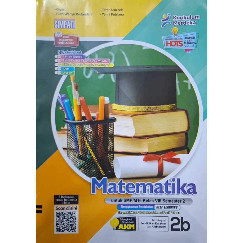 LKS Simpati Matematika SMP Kelas 8B - Kurikulum Merdeka (Semester 2)